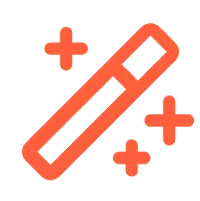 Representation of magic wand